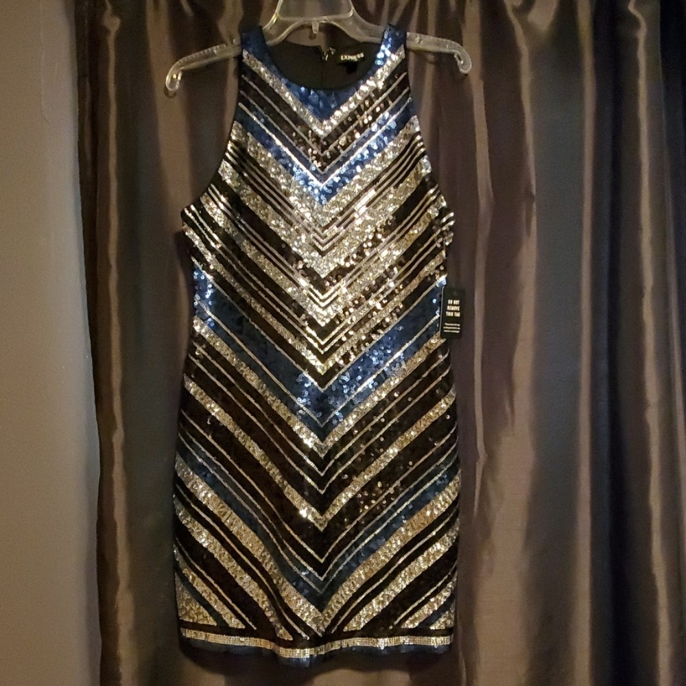 Sequin Mini Dress